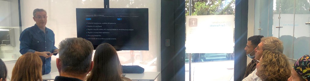 Formación y charla sobre estética dental en Clínica Dental Can Parellada impartida por Miguel Ángel Cano